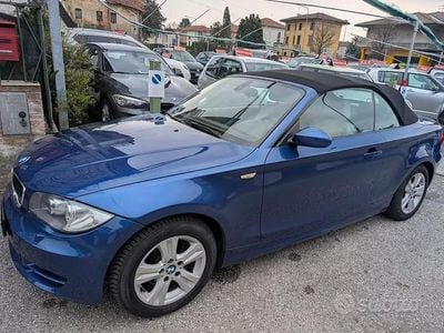 Usata BMW 120 Cabriolet Efficient Dynamics 170 CV (125 kW) 2008 Blu Cabrio