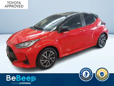 Usata Toyota Yaris Style 92 CV (67 kW) 2022 Rosso metallizzato Utilitaria