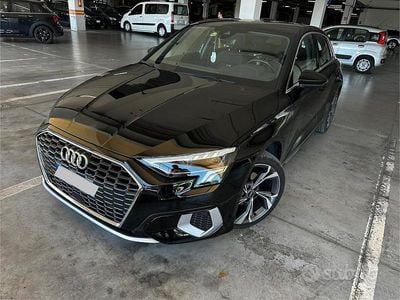 Usata Audi A3 Advanced 150 CV (110 kW) 2022 Nero Berlina
