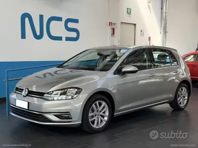 Usata VW Golf VII Highline 115 CV (84 kW) 2018 Argento Berlina
