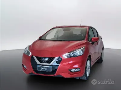 Usata Nissan Micra N-Connecta 101 CV (74 kW) 2020 Rosso Utilitaria