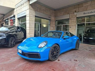 Usata Porsche 911 Carrera 4S Cabriolet 450 CV (330 kW) 2022 Blu/azzurro Cabrio