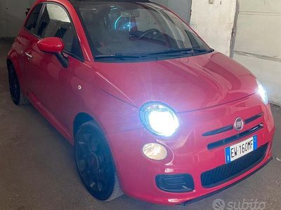 Usata Fiat 500C Lounge 69 CV (50 kW) 2014 Rosso Cabrio