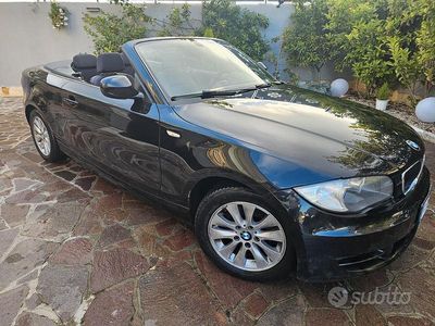 Usata BMW 118 Cabriolet 143 CV (105 kW) 2010 Nero Cabrio