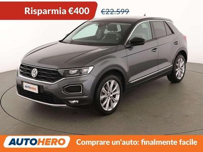 Usata VW T-Roc Advance 150 CV (110 kW) 2019 Grigio SUV