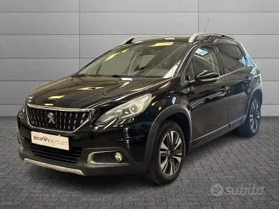 Usata Peugeot 2008 Allure 82 CV (60 kW) 2017 Nero SUV
