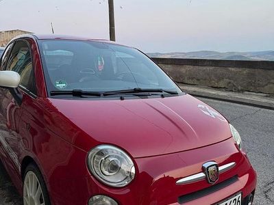 Usata Fiat 500 Abarth 135 CV (99 kW) 2009 Rosso Cabrio