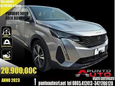 Begagnad Peugeot 3008 Allure 131 HK (96 kW) 2023 Grå SUV
