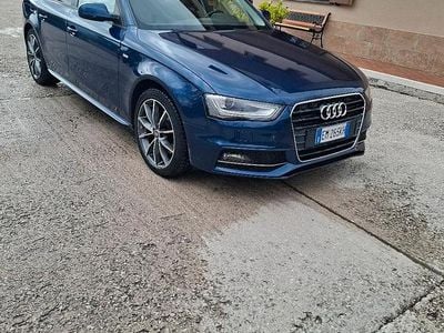 Occasion Audi A4 S-Line 143 PK (105 kW) 2012 Blauw Stationwagen