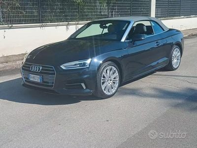 Usata Audi A5 Cabriolet 190 CV (139 kW) 2017 Blu Cabrio
