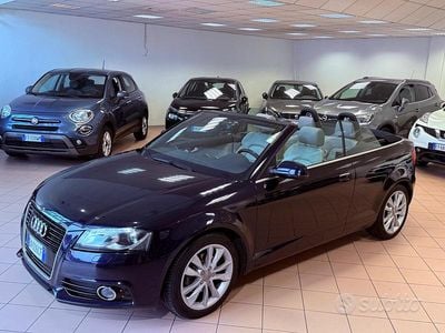 Usata Audi A3 Cabriolet Ambition 140 CV (102 kW) 2012 Blu Cabrio
