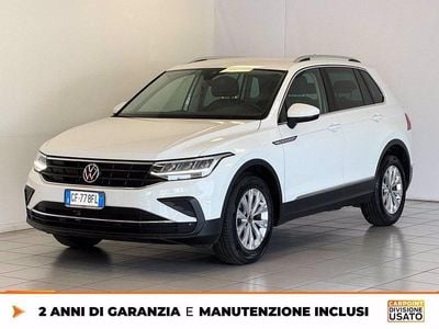 Usata VW Tiguan Life 131 CV (96 kW) 2021 Bianco SUV