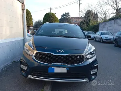 Usata Kia Carens 116 CV (85 kW) 2017 Blu Monovolume