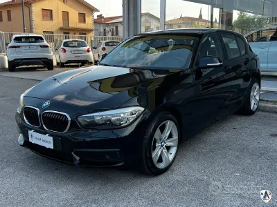 Usata BMW 116 Advantage 109 CV (80 kW) 2016 Nero Utilitaria