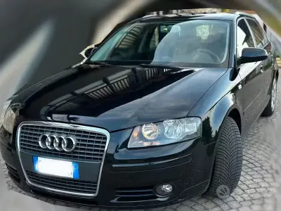 Usata Audi A3 105 CV (77 kW) 2005 Nero Utilitaria
