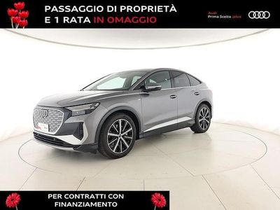 Usata Audi Q4 Sportback e-tron S-Line 250 kW (340 CV) 2024 Grigio taifun metallizzato SUV