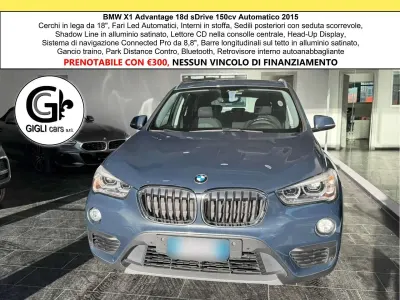 Usata BMW X1 Advantage 150 CV (110 kW) 2015 Atlantic grey metallic SUV