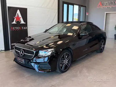 Usata Mercedes E220 Premium Plus 194 CV (142 kW) 2019 Nero Coupé