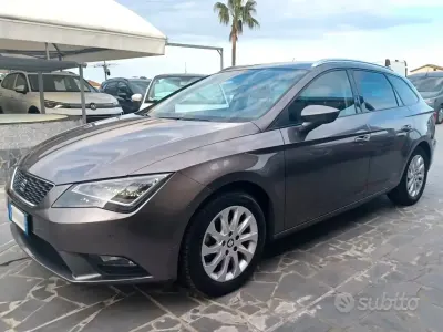 Usata Seat Leon ST Business 110 CV (80 kW) 2016 Grigio Station wagon