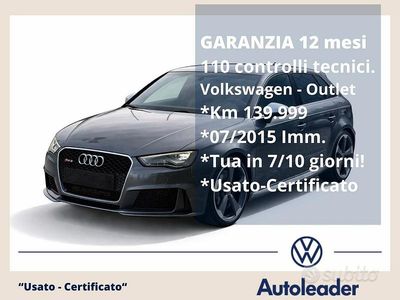 Usata Audi A3 Sport 367 CV (269 kW) 2015 Grigio Berlina