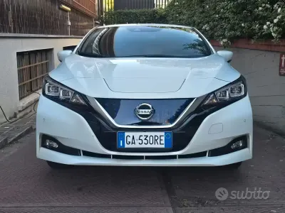 Usata Nissan Leaf 89 kW (122 CV) 2020 Bianco Utilitaria