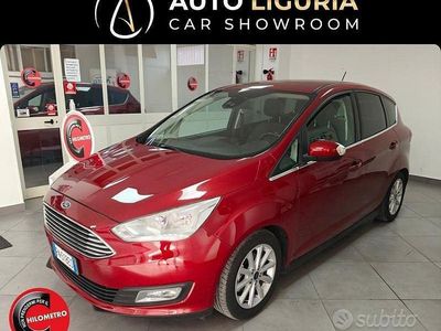 Usata Ford C-MAX Titanium 120 CV (88 kW) 2018 Rosso Monovolume