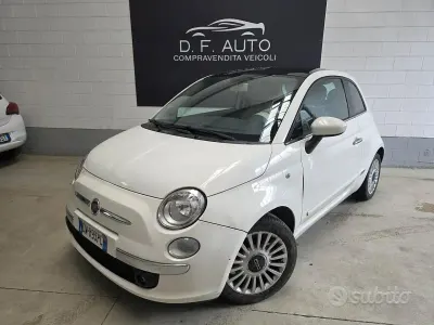 Usata Fiat 500 Lounge 69 CV (50 kW) 2009 Bianco Cabrio