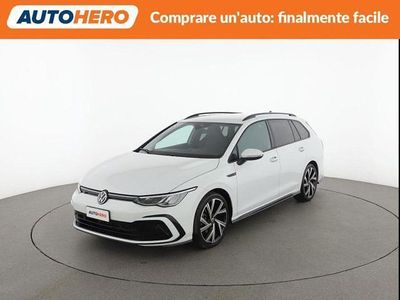 Usata VW Golf VIII R-line 131 CV (96 kW) 2021 Bianco Station wagon
