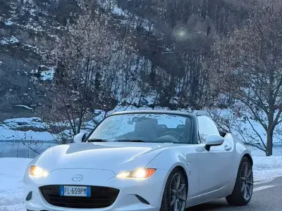 Usata Mazda MX5 Inclusive 184 CV (135 kW) 2018 Bianco Cabrio