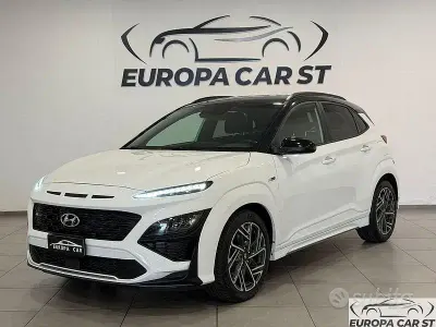 Usata Hyundai Kona N Line 120 CV (88 kW) 2021 Bianco SUV