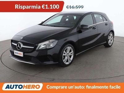 Usata Mercedes A200 136 CV (100 kW) 2016 Nero Berlina