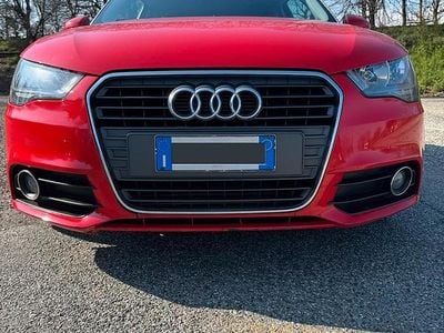 Usata Audi A1 Ambition 90 CV (66 kW) 2014 Rosso Utilitaria