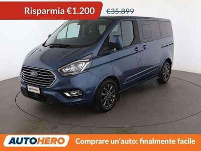 Usata Ford Tourneo Custom Titanium 185 CV (136 kW) 2021 Blu Furgone