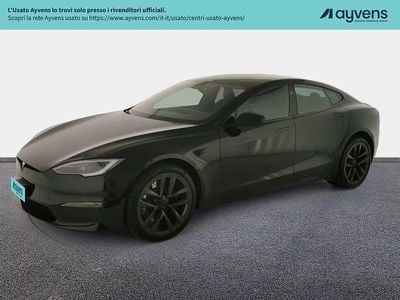 Usata Tesla Model S Plaid 750 kW (1020 CV) 2023 Nero pastello Utilitaria