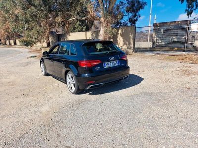 Usata Audi A3 Sportback e-tron 150 CV (110 kW) 2018 Nero Utilitaria