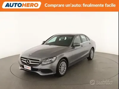 Usata Mercedes C200 Executive 136 CV (100 kW) 2016 Grigio Berlina
