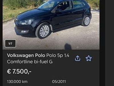 Usata VW Polo 64 CV (47 kW) 2011 Nero Utilitaria