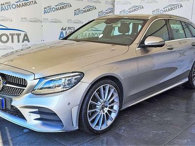 Usata Mercedes C220 Premium 196 CV (144 kW) 2019 Argento Station wagon