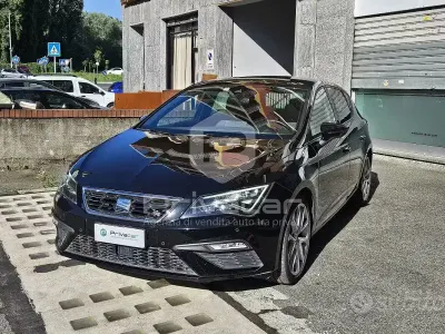 Usata Seat Leon FR 150 CV (110 kW) 2017 Nero Utilitaria