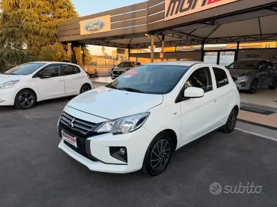 Usata Mitsubishi Space Star Intense 71 CV (52 kW) 2022 Bianco Utilitaria