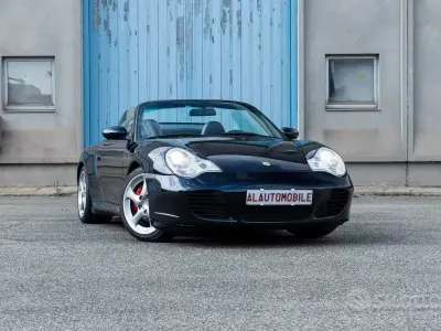 Usata Porsche 911 Carrera 4S Cabriolet 320 CV (235 kW) 2004 Blu Cabrio