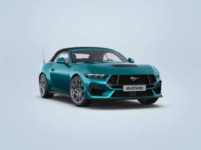 Nuova Ford Mustang GT Convertible 446 CV (328 kW) 2026 Adriatic blue  Cabrio
