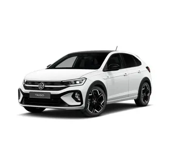Nuova VW Taigo R-line Plus 115 CV (84 kW) 2026 Pure white deep black perlato SUV