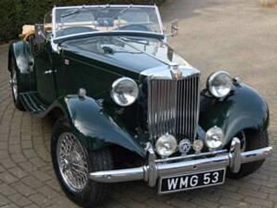 Usata MG TD 69 CV (50 kW) 1953 Verde Cabrio