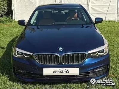 Usata BMW 520 M Sport 190 CV (139 kW) 2017 Blu Berlina