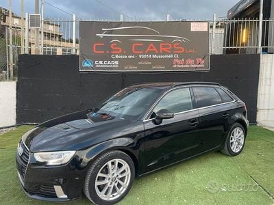 Usata Audi A3 S-Line 150 CV (110 kW) 2017 Nero Berlina