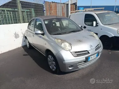Usata Nissan Micra Acenta 65 CV (47 kW) 2004 Grigio Utilitaria