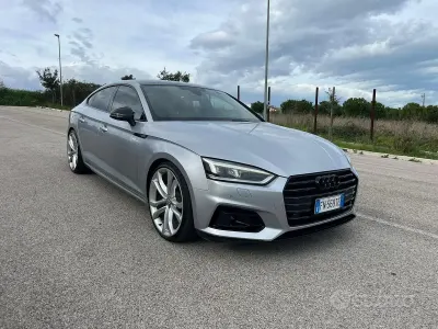 Usata Audi A5 S-Line 190 CV (139 kW) 2018 Grigio Coupé