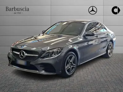 Usata Mercedes C220 Premium 194 CV (142 kW) 2019 Argento Berlina