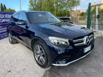 Usata Mercedes GLC220 Exclusive 204 CV (150 kW) 2018 Blu SUV